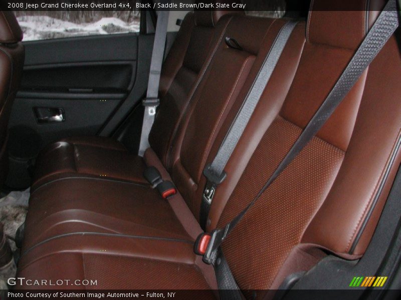 Black / Saddle Brown/Dark Slate Gray 2008 Jeep Grand Cherokee Overland 4x4