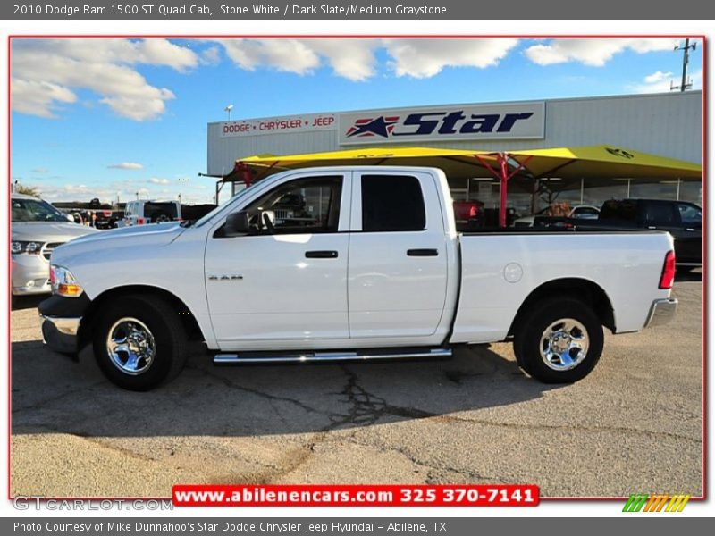 Stone White / Dark Slate/Medium Graystone 2010 Dodge Ram 1500 ST Quad Cab