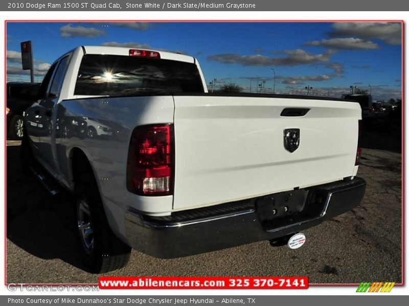 Stone White / Dark Slate/Medium Graystone 2010 Dodge Ram 1500 ST Quad Cab