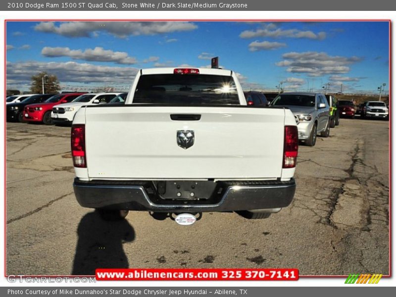 Stone White / Dark Slate/Medium Graystone 2010 Dodge Ram 1500 ST Quad Cab