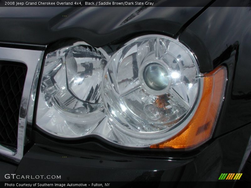 Black / Saddle Brown/Dark Slate Gray 2008 Jeep Grand Cherokee Overland 4x4