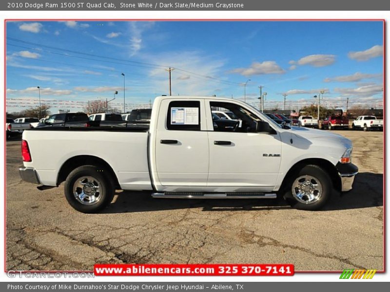 Stone White / Dark Slate/Medium Graystone 2010 Dodge Ram 1500 ST Quad Cab
