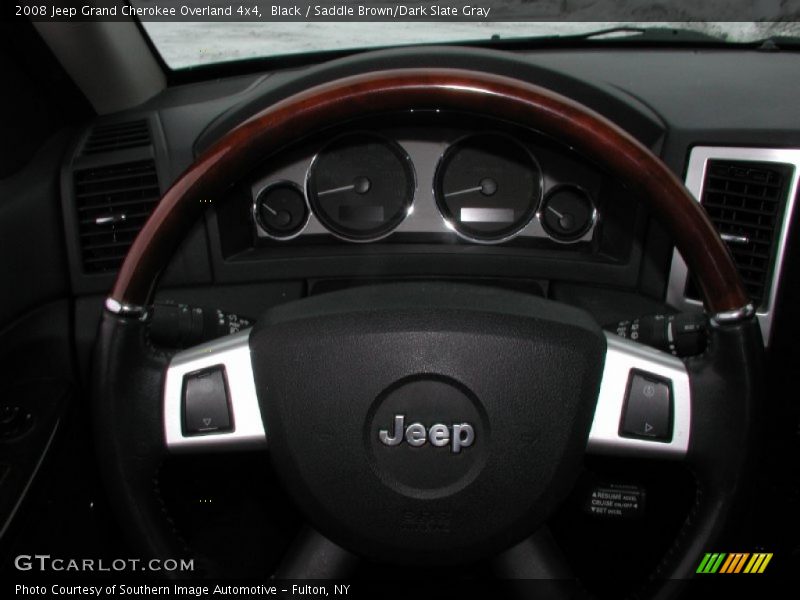 Black / Saddle Brown/Dark Slate Gray 2008 Jeep Grand Cherokee Overland 4x4