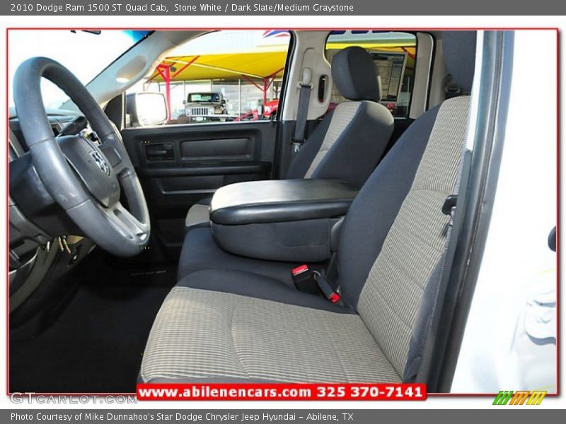 Stone White / Dark Slate/Medium Graystone 2010 Dodge Ram 1500 ST Quad Cab