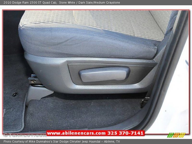 Stone White / Dark Slate/Medium Graystone 2010 Dodge Ram 1500 ST Quad Cab