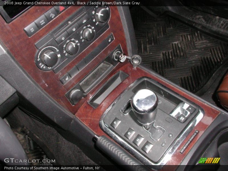 Black / Saddle Brown/Dark Slate Gray 2008 Jeep Grand Cherokee Overland 4x4