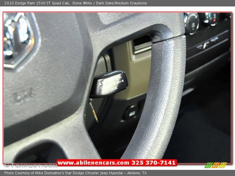 Stone White / Dark Slate/Medium Graystone 2010 Dodge Ram 1500 ST Quad Cab