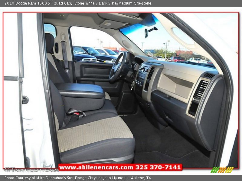 Stone White / Dark Slate/Medium Graystone 2010 Dodge Ram 1500 ST Quad Cab