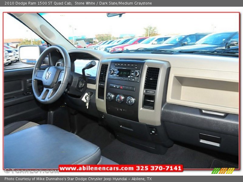 Stone White / Dark Slate/Medium Graystone 2010 Dodge Ram 1500 ST Quad Cab