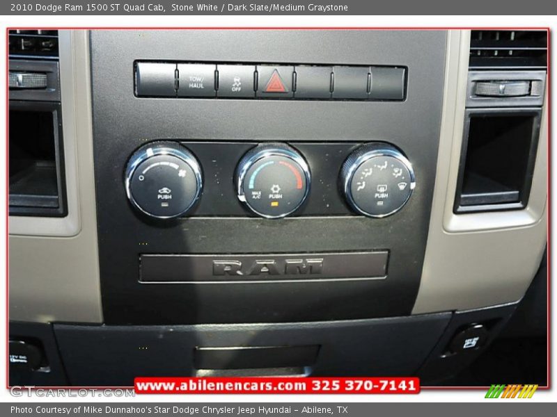 Stone White / Dark Slate/Medium Graystone 2010 Dodge Ram 1500 ST Quad Cab