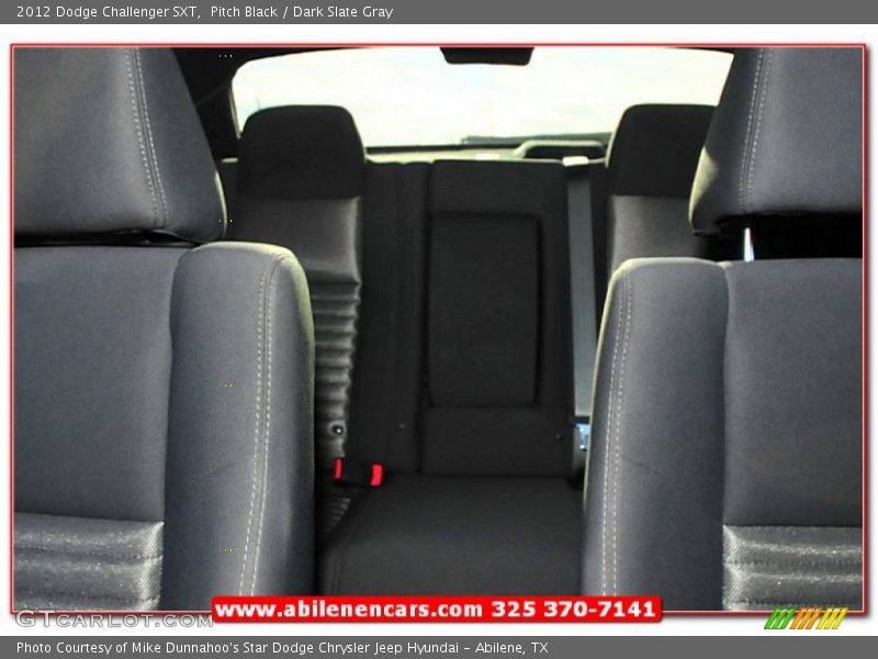 Pitch Black / Dark Slate Gray 2012 Dodge Challenger SXT