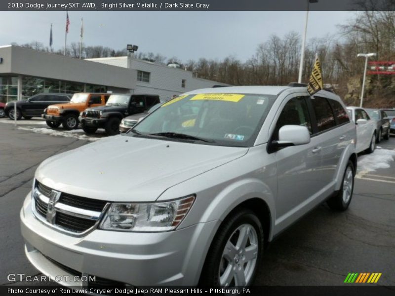 Bright Silver Metallic / Dark Slate Gray 2010 Dodge Journey SXT AWD