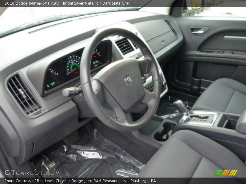 Bright Silver Metallic / Dark Slate Gray 2010 Dodge Journey SXT AWD