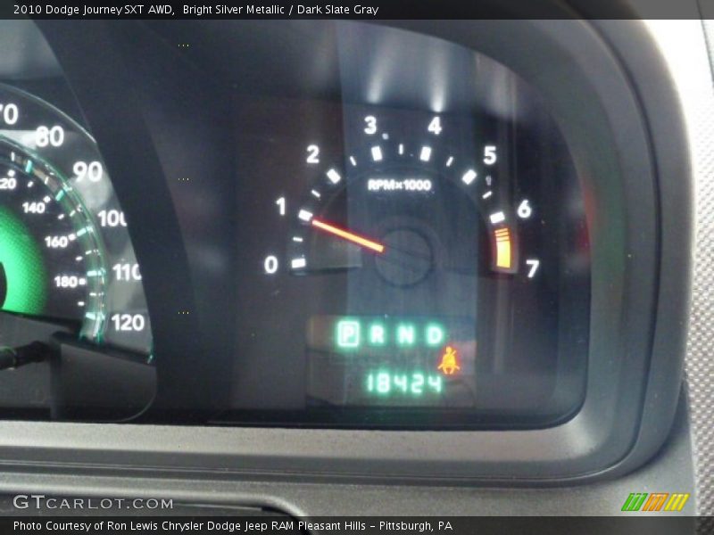 Bright Silver Metallic / Dark Slate Gray 2010 Dodge Journey SXT AWD