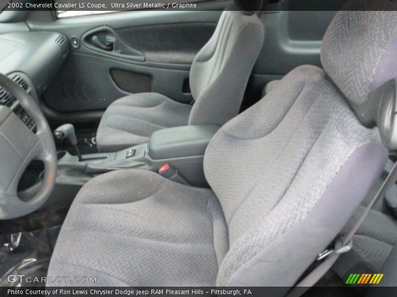 Front Seat of 2002 Cavalier LS Coupe