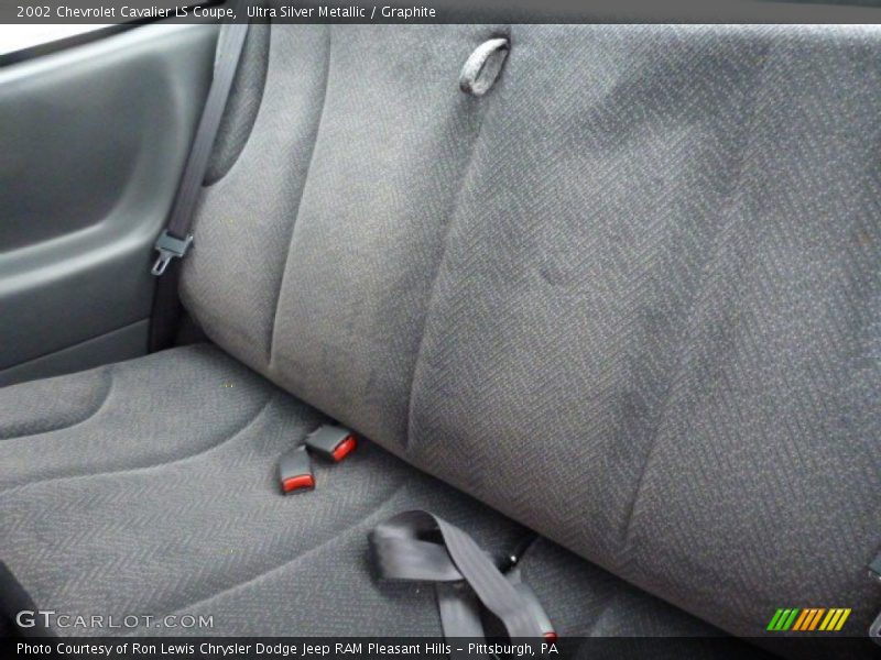 Rear Seat of 2002 Cavalier LS Coupe