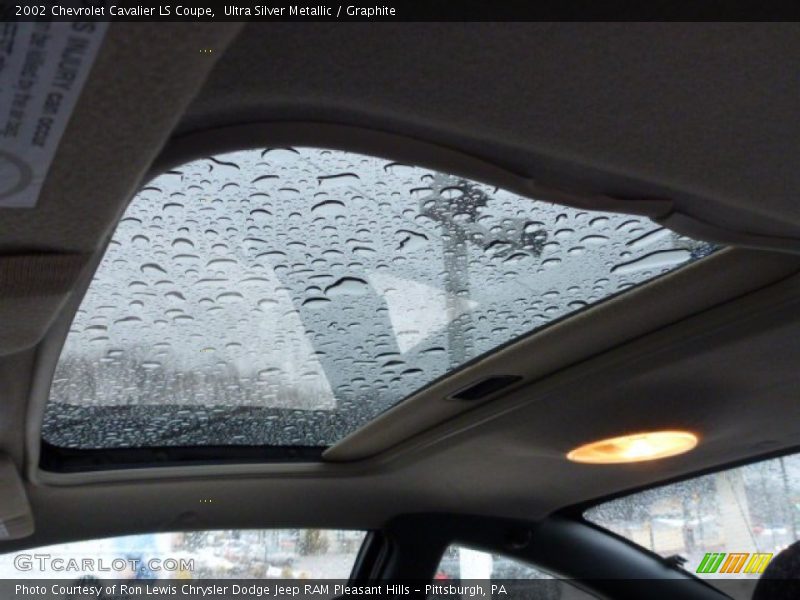 Ultra Silver Metallic / Graphite 2002 Chevrolet Cavalier LS Coupe