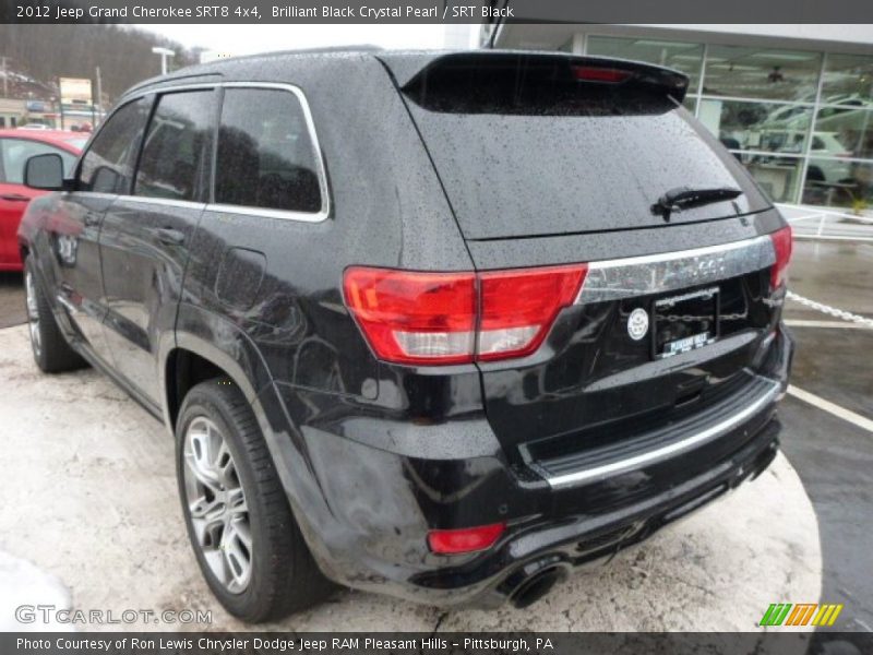Brilliant Black Crystal Pearl / SRT Black 2012 Jeep Grand Cherokee SRT8 4x4
