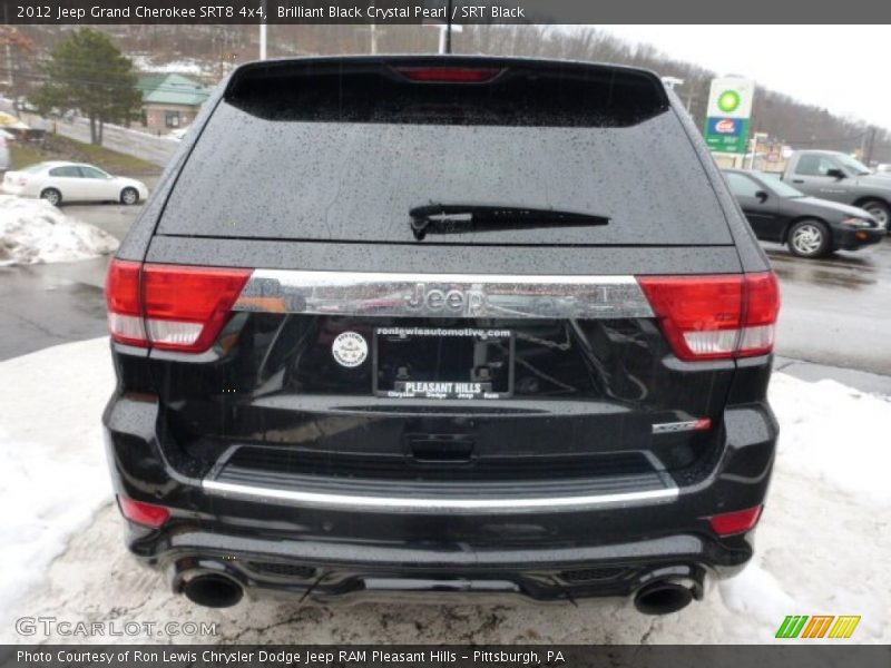 Brilliant Black Crystal Pearl / SRT Black 2012 Jeep Grand Cherokee SRT8 4x4