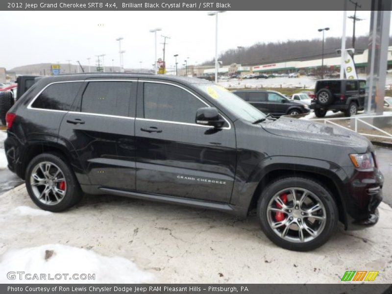 Brilliant Black Crystal Pearl / SRT Black 2012 Jeep Grand Cherokee SRT8 4x4