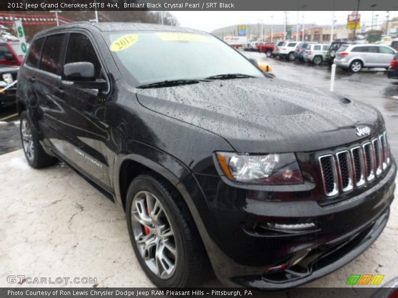 Brilliant Black Crystal Pearl / SRT Black 2012 Jeep Grand Cherokee SRT8 4x4