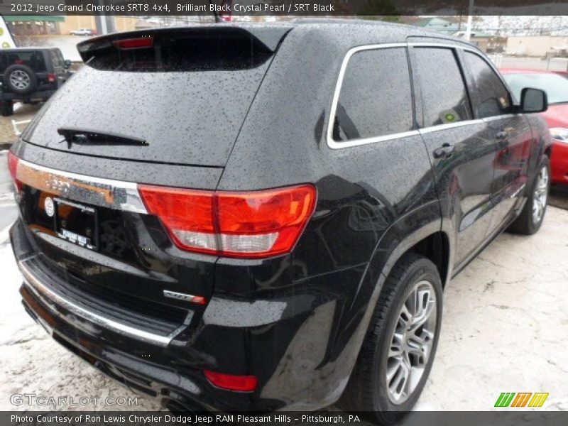 Brilliant Black Crystal Pearl / SRT Black 2012 Jeep Grand Cherokee SRT8 4x4