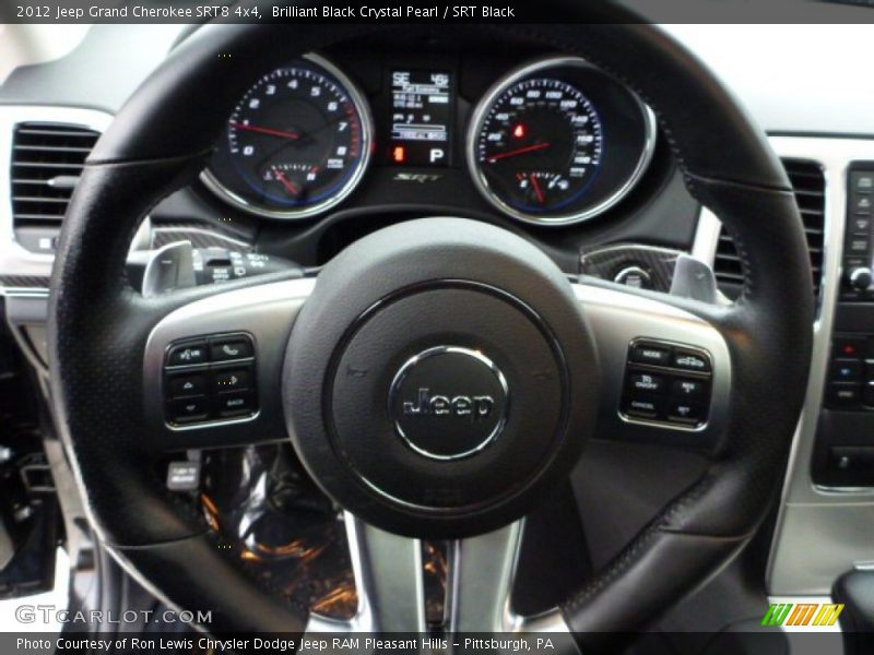 Brilliant Black Crystal Pearl / SRT Black 2012 Jeep Grand Cherokee SRT8 4x4