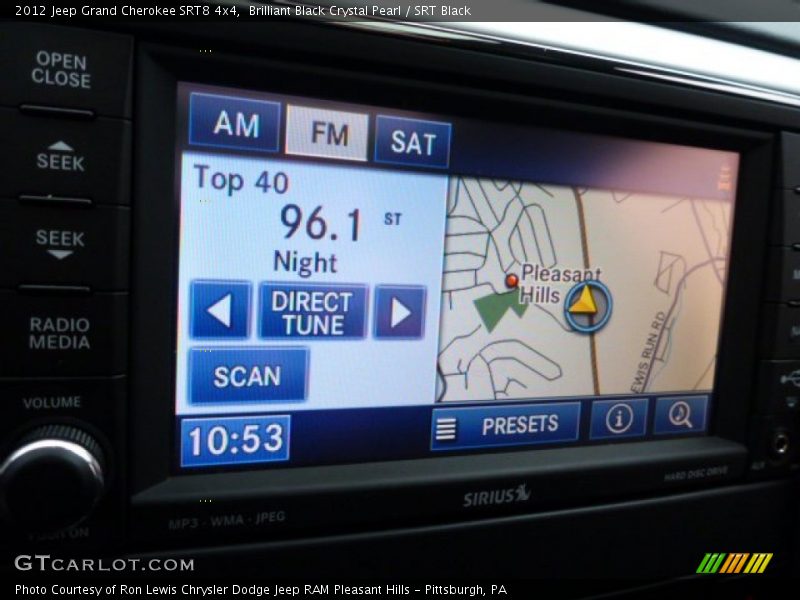 Brilliant Black Crystal Pearl / SRT Black 2012 Jeep Grand Cherokee SRT8 4x4