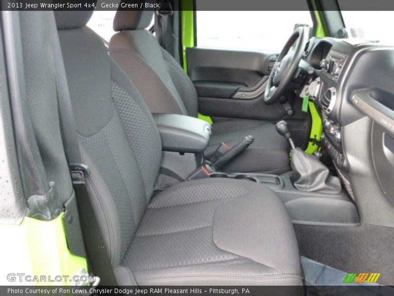 Gecko Green / Black 2013 Jeep Wrangler Sport 4x4