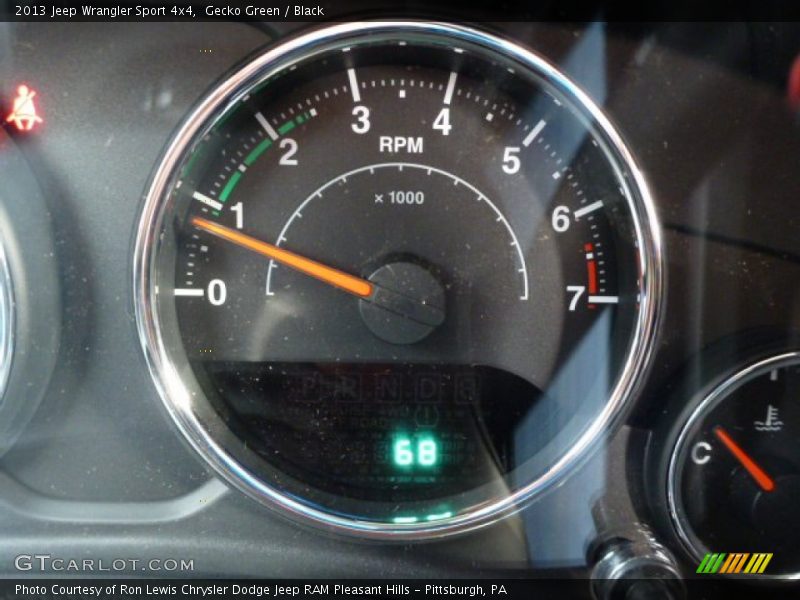 Gecko Green / Black 2013 Jeep Wrangler Sport 4x4