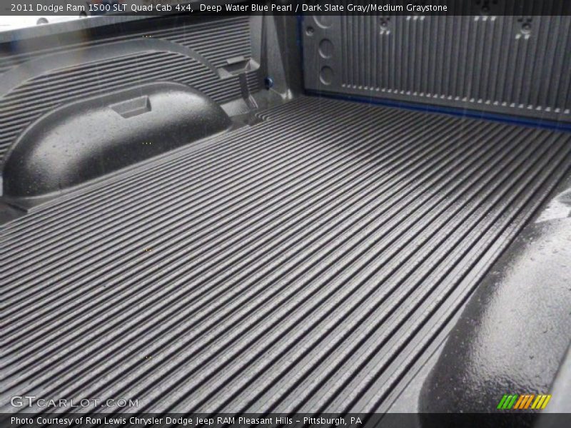 Deep Water Blue Pearl / Dark Slate Gray/Medium Graystone 2011 Dodge Ram 1500 SLT Quad Cab 4x4