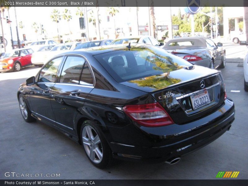 Black / Black 2011 Mercedes-Benz C 300 Sport