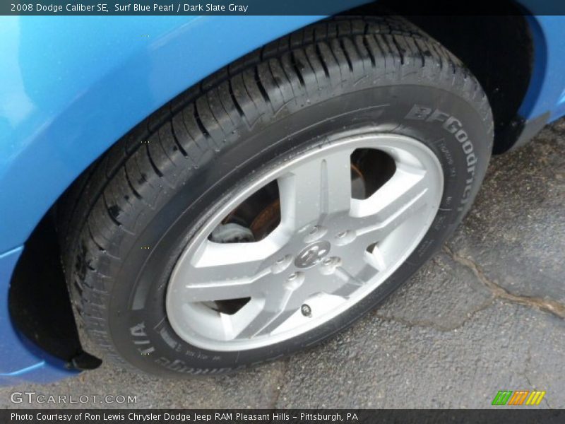 Surf Blue Pearl / Dark Slate Gray 2008 Dodge Caliber SE