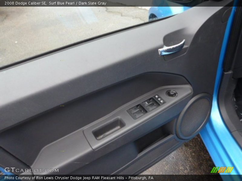 Surf Blue Pearl / Dark Slate Gray 2008 Dodge Caliber SE