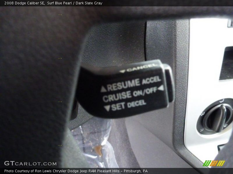 Surf Blue Pearl / Dark Slate Gray 2008 Dodge Caliber SE