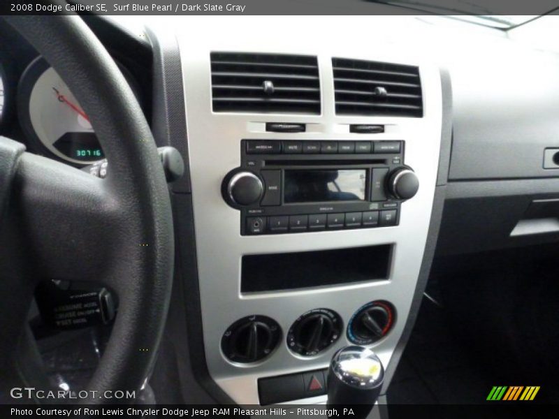 Surf Blue Pearl / Dark Slate Gray 2008 Dodge Caliber SE