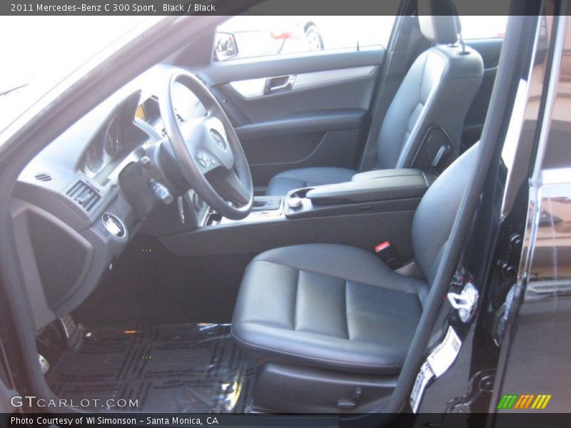 Black / Black 2011 Mercedes-Benz C 300 Sport