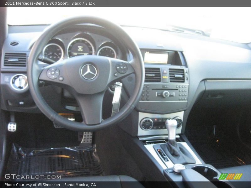 Black / Black 2011 Mercedes-Benz C 300 Sport