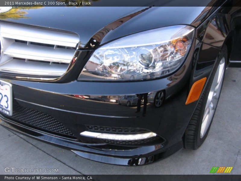 Black / Black 2011 Mercedes-Benz C 300 Sport