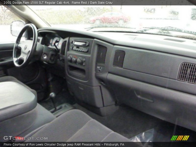 Flame Red / Dark Slate Gray 2002 Dodge Ram 1500 SLT Regular Cab 4x4