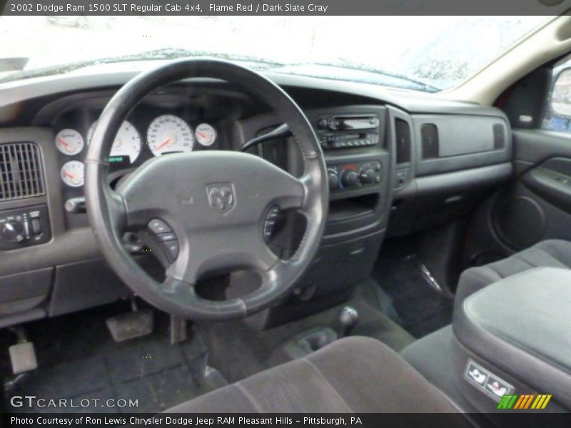 Flame Red / Dark Slate Gray 2002 Dodge Ram 1500 SLT Regular Cab 4x4