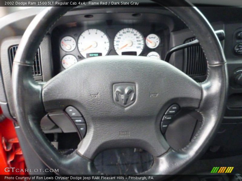 Flame Red / Dark Slate Gray 2002 Dodge Ram 1500 SLT Regular Cab 4x4
