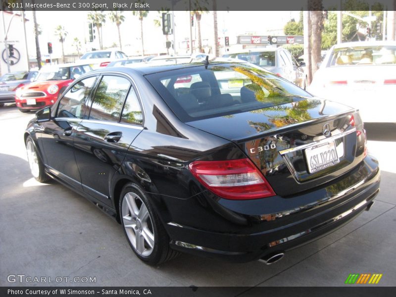 Black / Black 2011 Mercedes-Benz C 300 Sport
