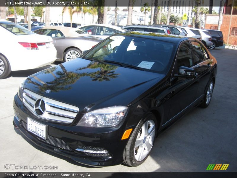 Black / Black 2011 Mercedes-Benz C 300 Sport