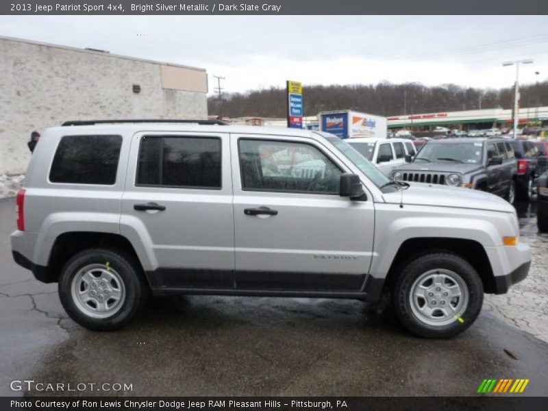 Bright Silver Metallic / Dark Slate Gray 2013 Jeep Patriot Sport 4x4