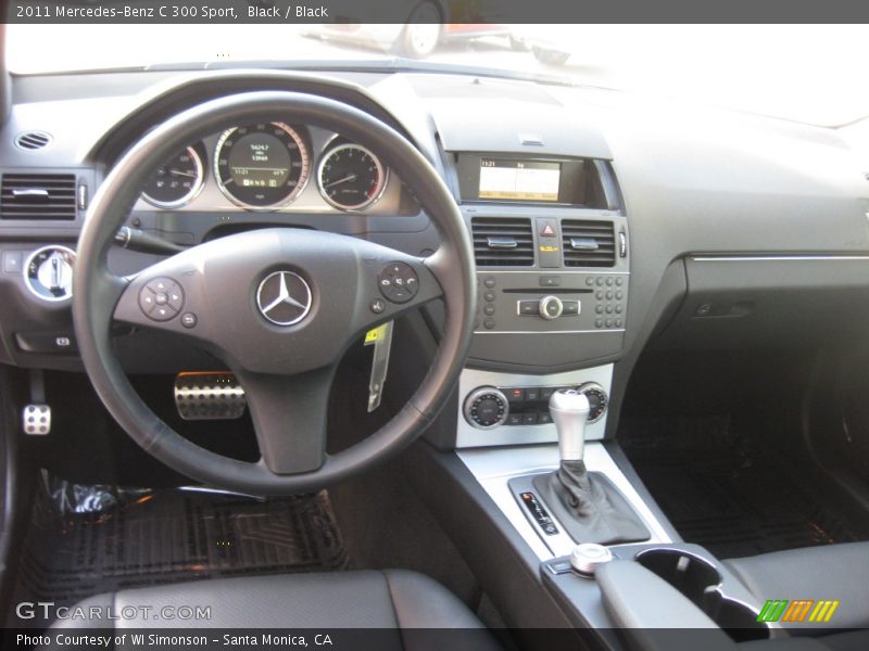 Black / Black 2011 Mercedes-Benz C 300 Sport