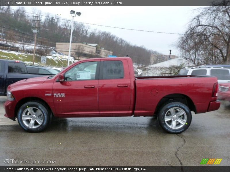  2013 1500 Sport Quad Cab 4x4 Deep Cherry Red Pearl