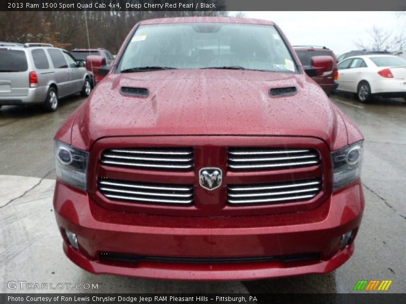 Deep Cherry Red Pearl / Black 2013 Ram 1500 Sport Quad Cab 4x4