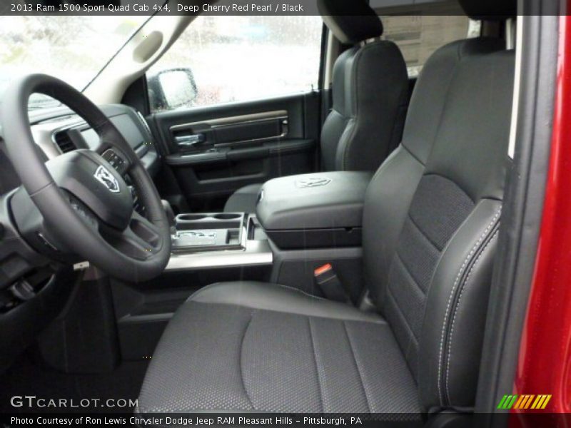  2013 1500 Sport Quad Cab 4x4 Black Interior