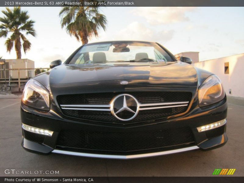 Black / AMG Porcelain/Black 2013 Mercedes-Benz SL 63 AMG Roadster